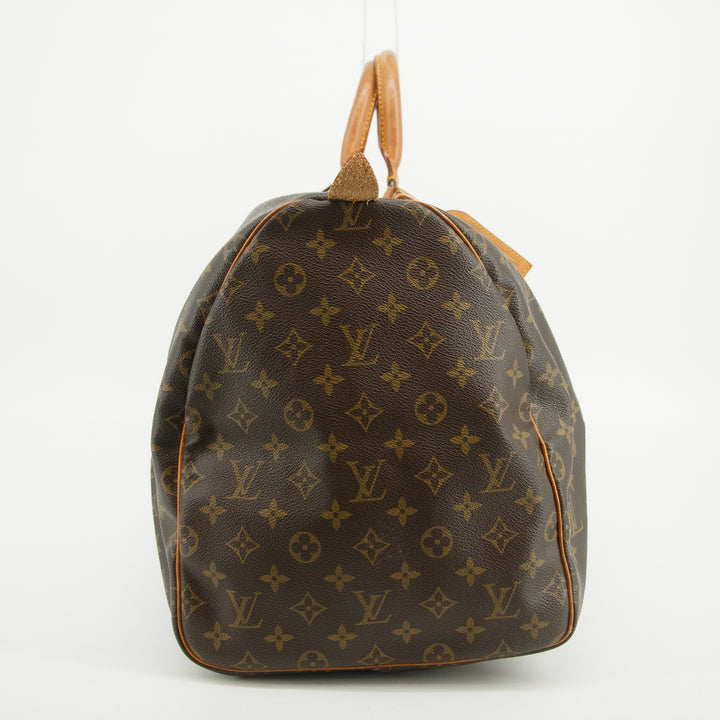 Louis Vuitton Monogram Canvas Keepall 55 Boston Bag Brown #2761