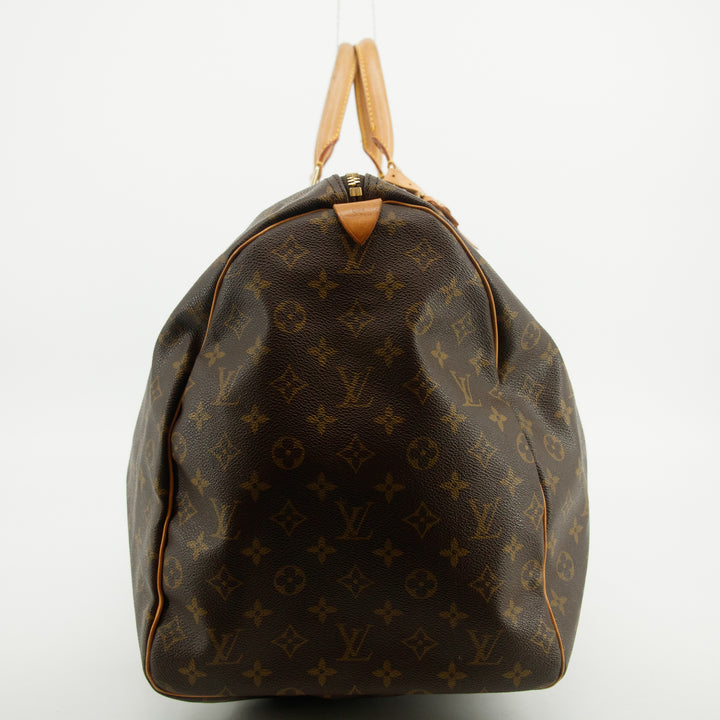 Louis Vuitton Monogram Canvas Keepall 60 Boston Bag Brown #2765