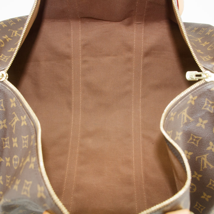 Louis Vuitton Monogram Canvas Keepall 60 Boston Bag Brown #2765