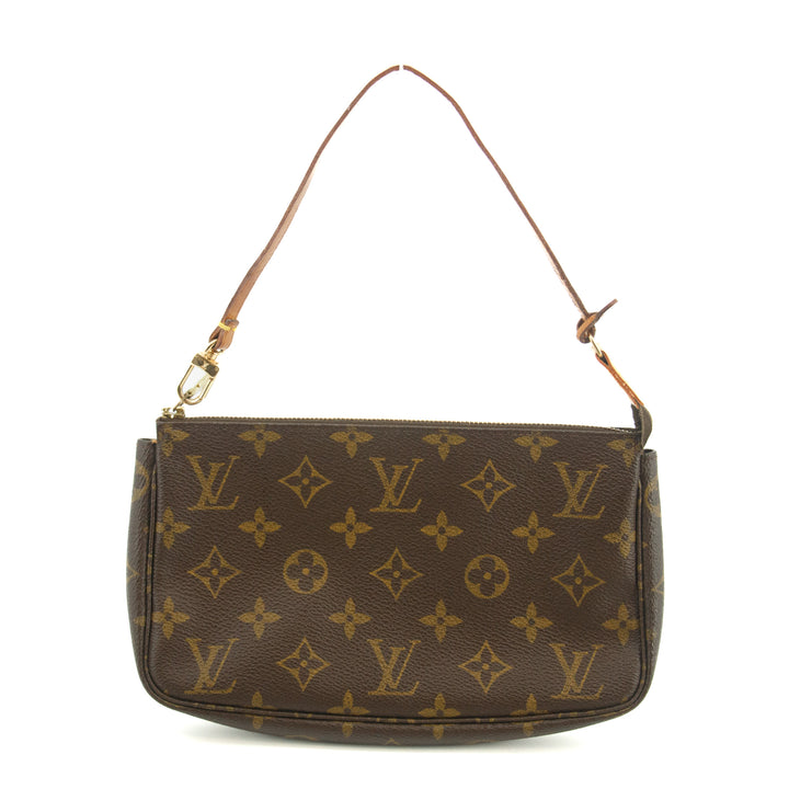 Louis Vuitton Monogram Brown Canvas Pochette Accessoires #2778