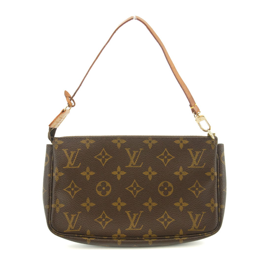 Louis Vuitton Monogram Brown Canvas Pochette Accessoires #2778