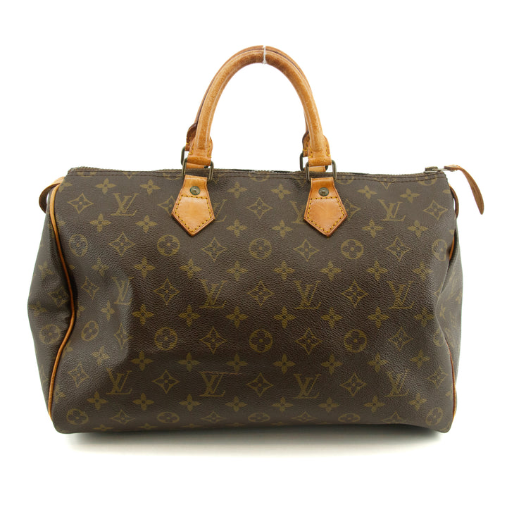 Louis Vuitton Monogram Canvas Speedy 35 Handbag #2782