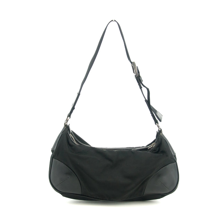 Prada Nylon Tessuto Black One Shoulder Bag #2802