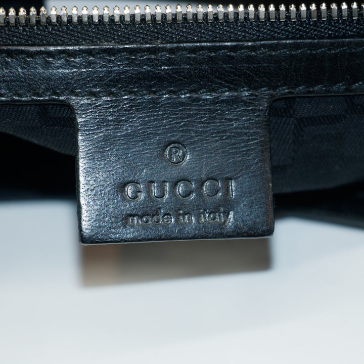 Gucci Interlocking G Black Shoulder Bag #2803