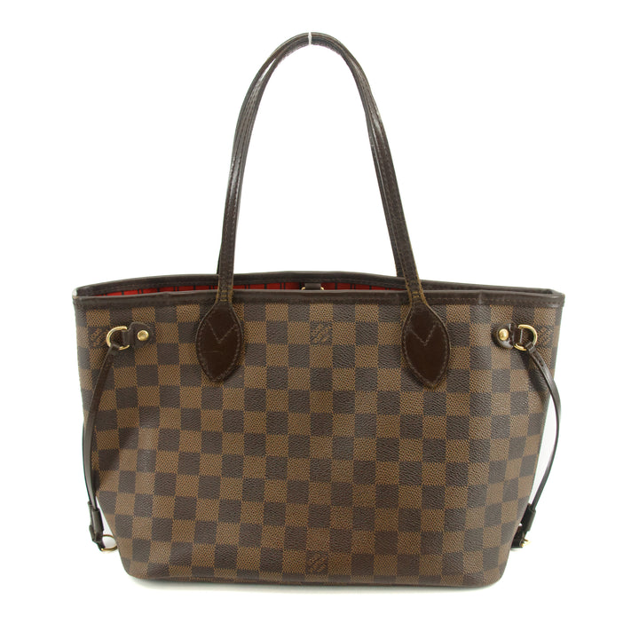 Louis Vuitton Damier Ebene Neverfull PM Tote Bag #2810