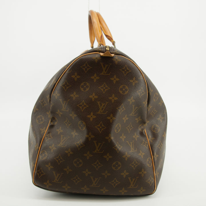 Louis Vuitton Monogram Canvas Keepall 60 Boston Bag Brown #2811