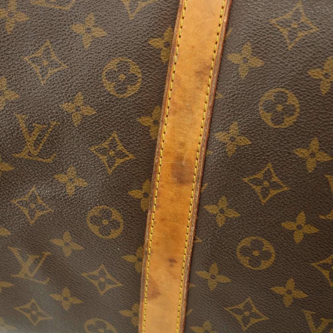 Louis Vuitton Monogram Canvas Keepall 60 Boston Bag Brown #2811