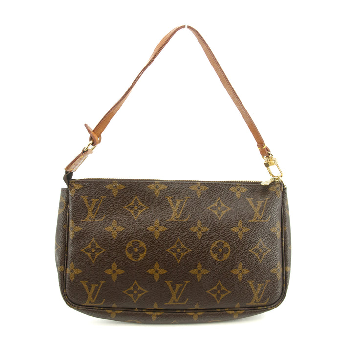 Louis Vuitton Monogram Brown Canvas Pochette Accessoires #2828