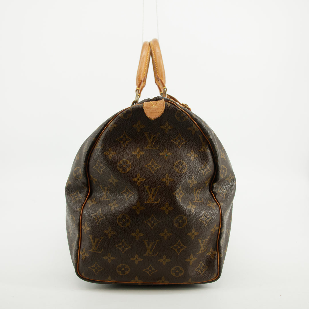 Louis Vuitton Monogram Canvas Keepall 50 Boston Bag Brown #2833