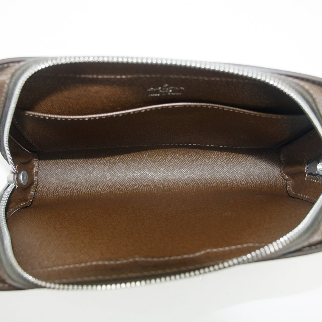 Louis Vuitton Brown Taiga Orsay Clutch #2841