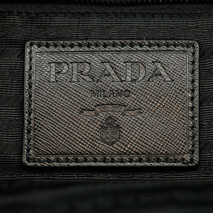 Prada Nylon Tessuto Camoflouge Triangle Plate Shoulder Bag #2863