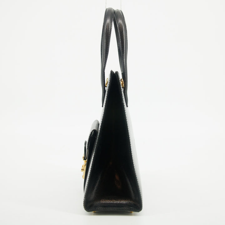 Fendi Black Leather 2Way Shoulder Bag #2867