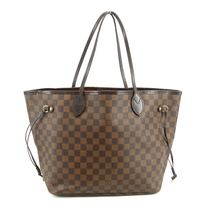 Louis Vuitton Damier Ebene Neverfull MM Tote Bag #2868