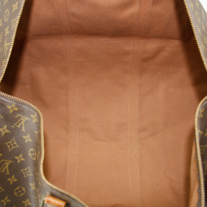 Louis Vuitton Monogram Canvas Keepall 60 Boston Bag Brown #2870