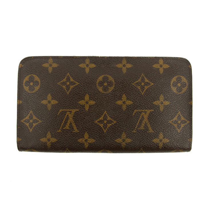 Louis Vuitton Monogram Canvas Zippy Wallet #2874