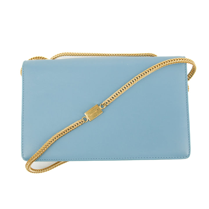 Saint Laurent Light Blue Betty Leather Crossbody Bag #2921