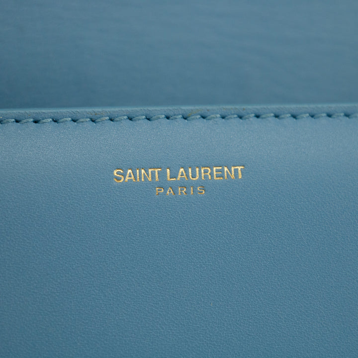 Saint Laurent Light Blue Betty Leather Crossbody Bag #2921