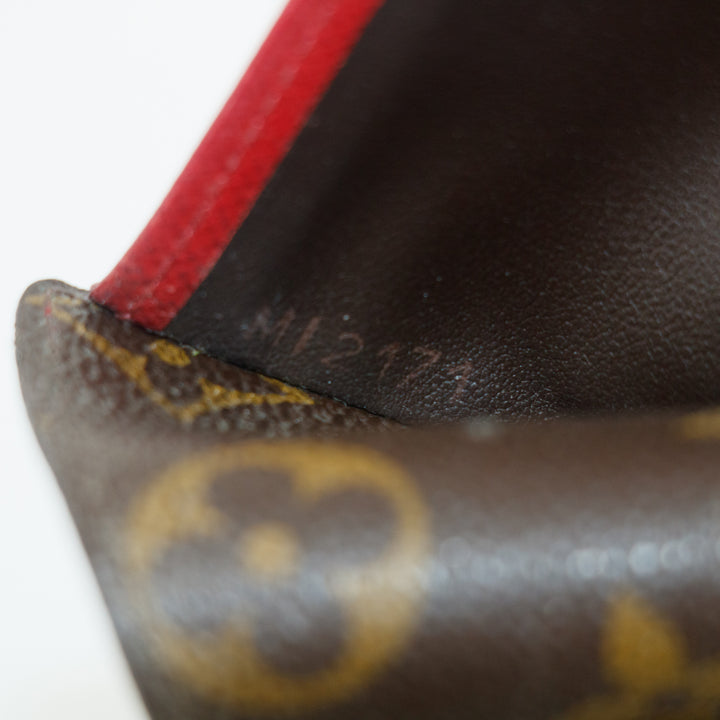 Louis Vuitton Monogram Portefeuille Marie Wallet w/ Red Interior #2945