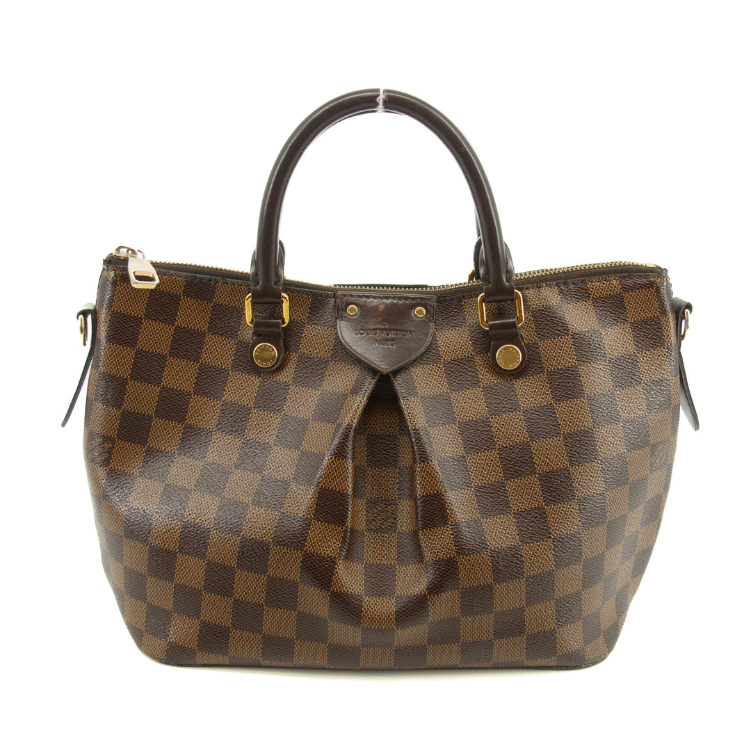 Louis Vuitton Damier Ebene Sienna PM Tote Bag #2956