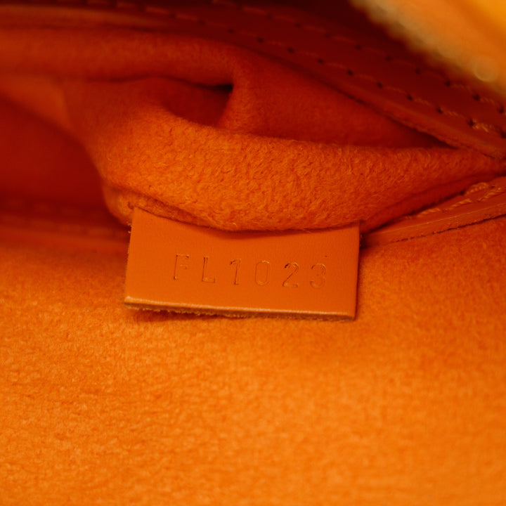 Louis Vuitton Orange Epi Alma PM Handbag #2960