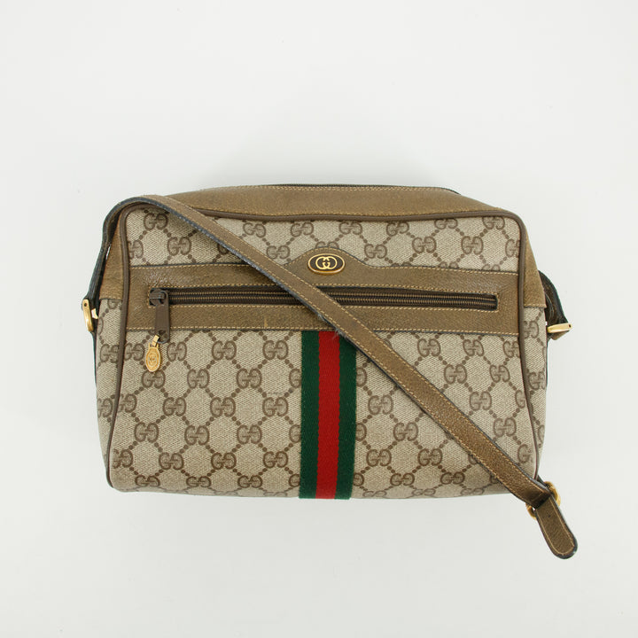 Gucci GG Canvas Coated Supreme Sherrly Line Shoulder Bag #2966