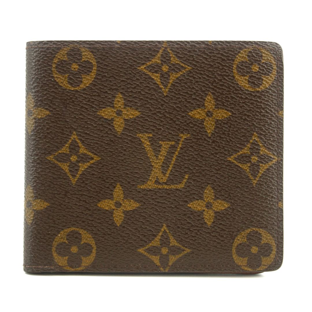 Louis Vuitton Monogram Canvas Bifold Wallet #2970