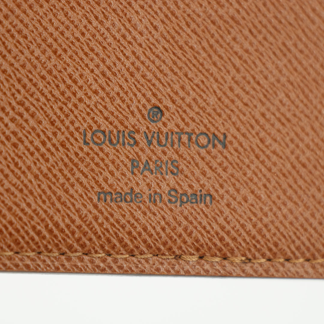 Louis Vuitton Monogram Canvas Bifold Wallet #2970