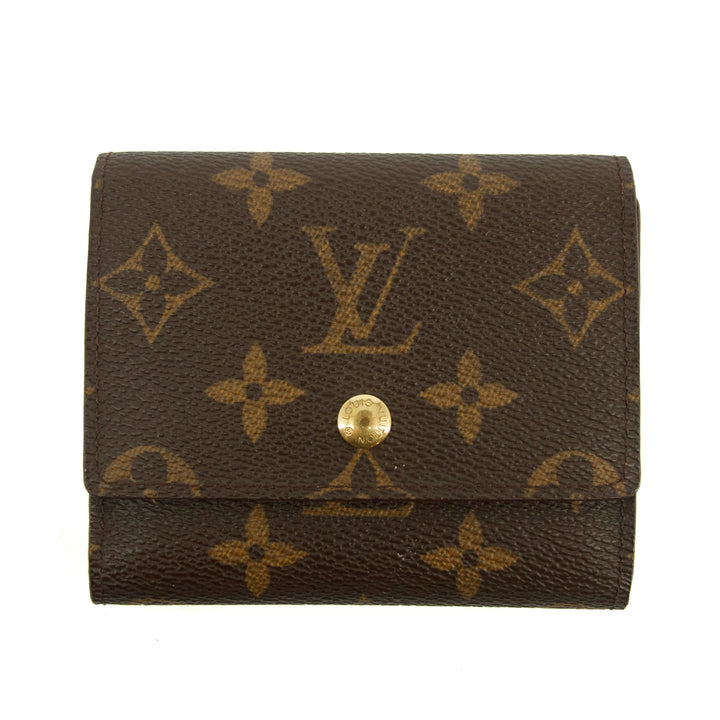 Louis Vuitton Monogram Canvas Envelope Carto Visit Wallet #2971