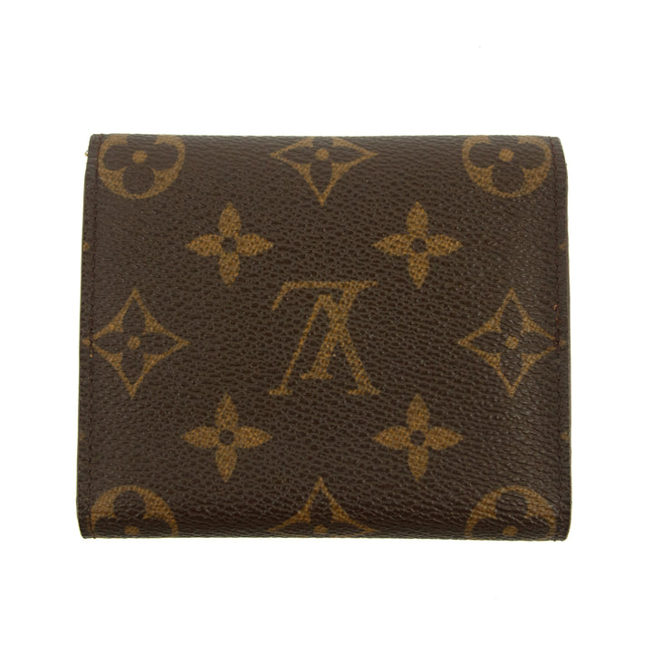 Louis Vuitton Monogram Canvas Envelope Carto Visit Wallet #2971