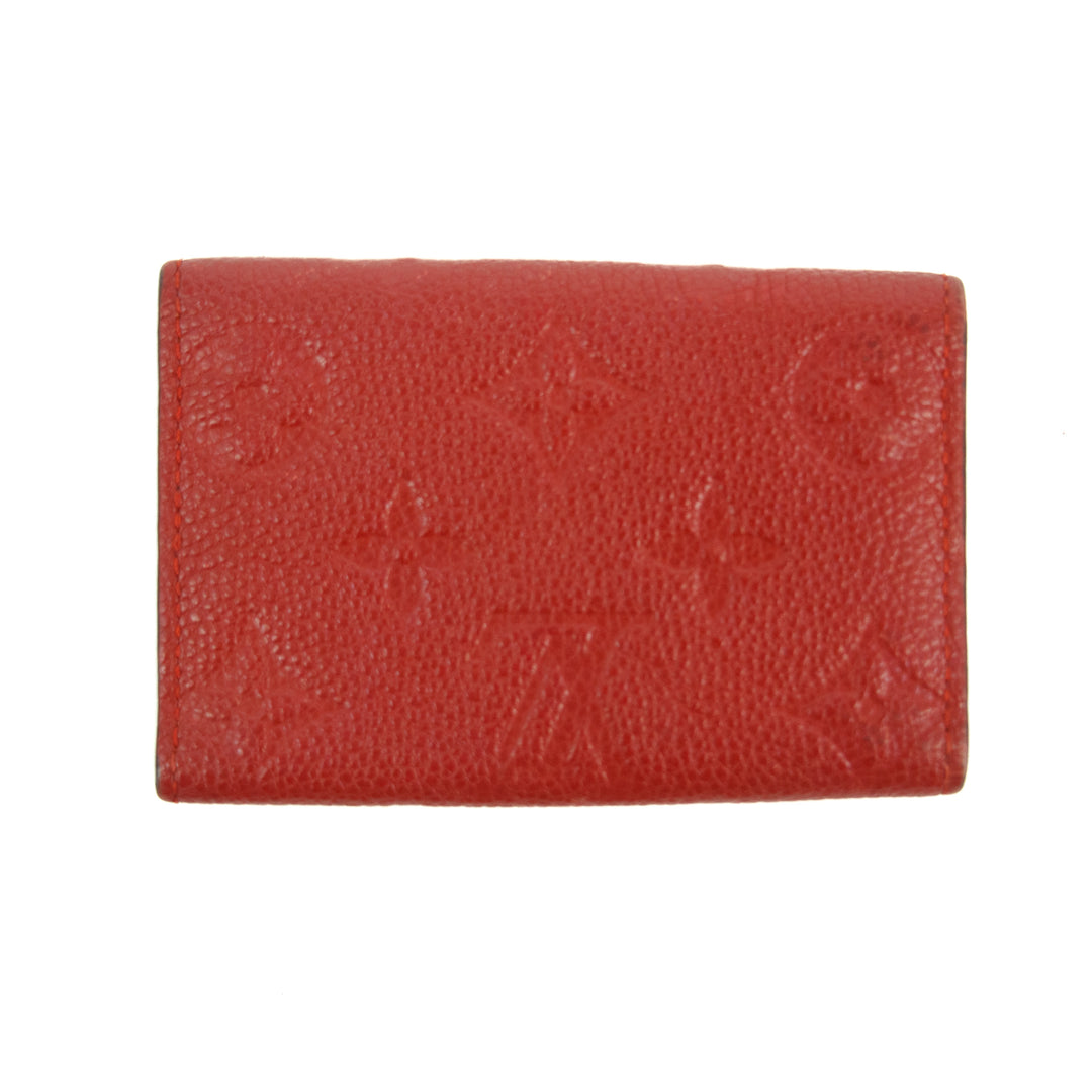 Louis Vuitton Red Empriente Key Holder #2972