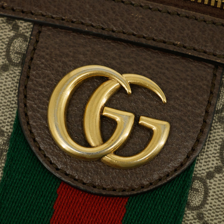 Gucci GG Canvas Coated Ophidia Shoulder Bag #2975