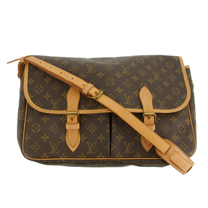 Louis Vuitton Monogram Canvas Gibeciere GM Shoulder Bag #2976