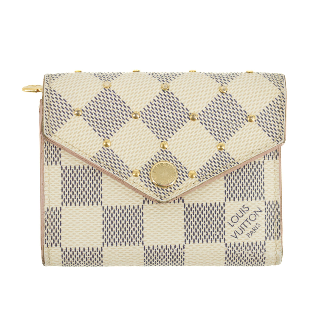 Louis Vuitton Damier Azur Zoe Wallet #2987