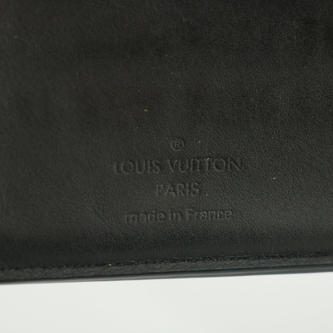 Louis Vuitton Damier Infni Blue & Black Bifold Wallet #3007