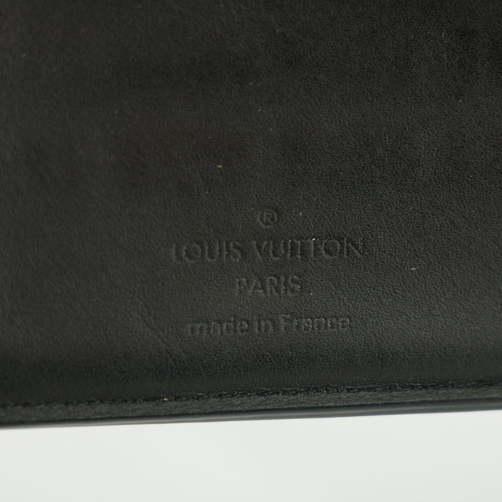 Louis Vuitton Damier Infni Blue & Black Bifold Wallet #3007