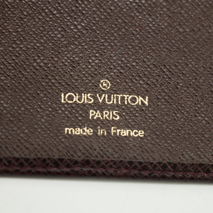 Louis Vuitton Taiga Raisin Bifold Wallet  #3017