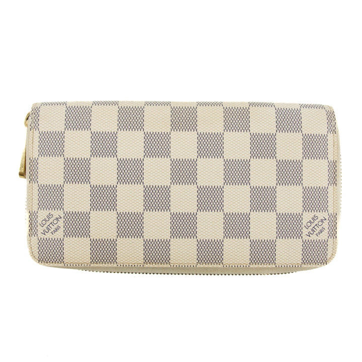 Louis Vuitton Damier Azur Zippy Wallet #3019