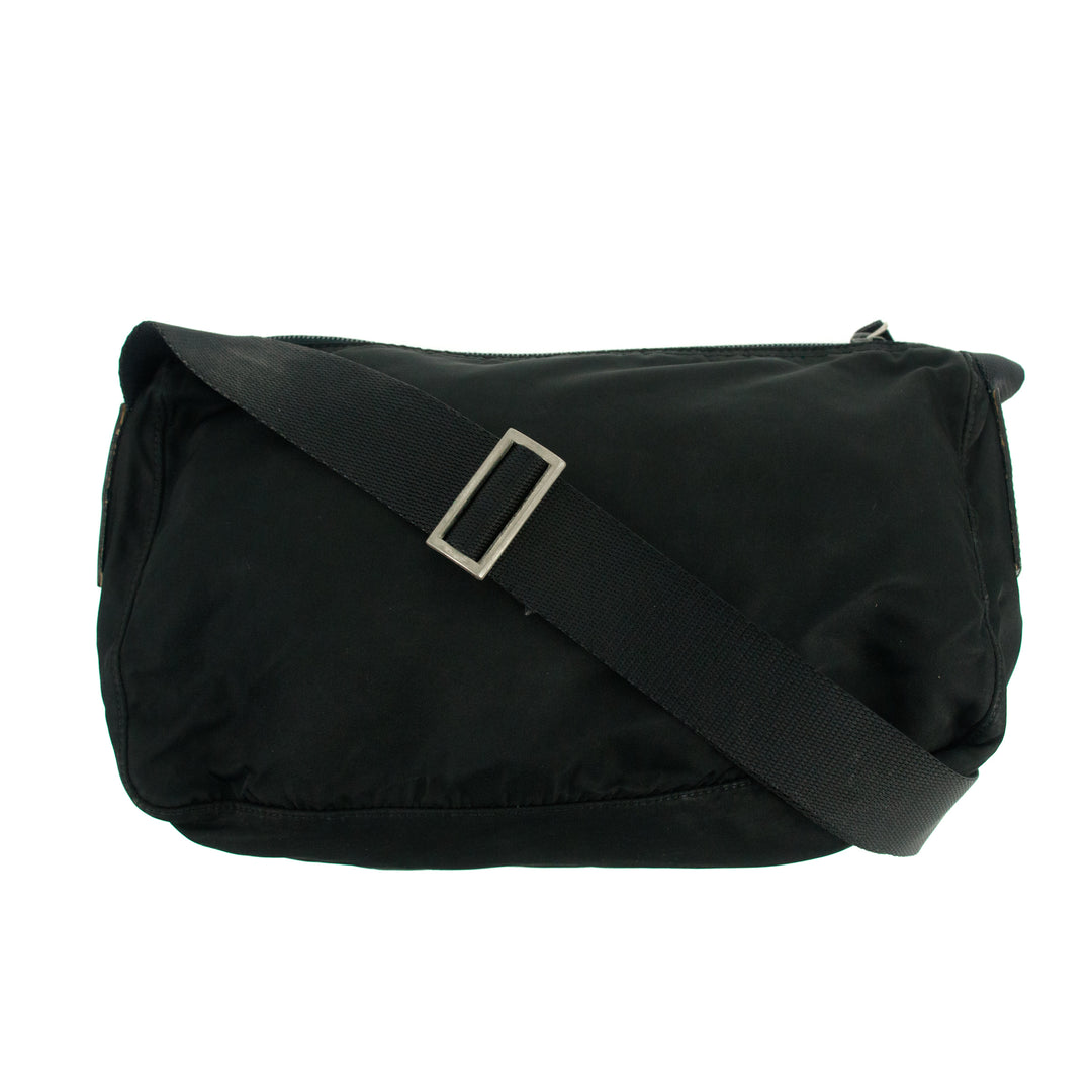 Prada Black Nylon Tessuto Shoulder Bag #3045