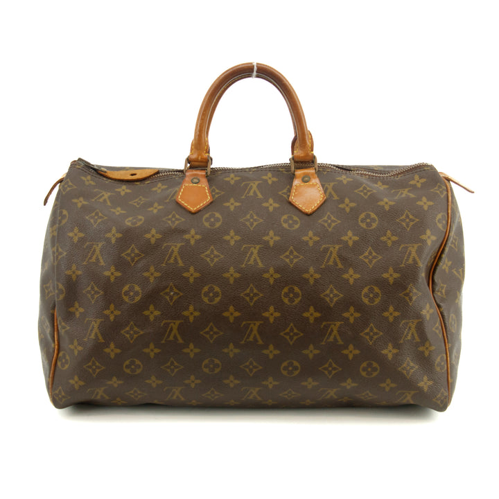 Louis Vuitton Monogram Brown Canvas Speedy 40 Handbag #3048