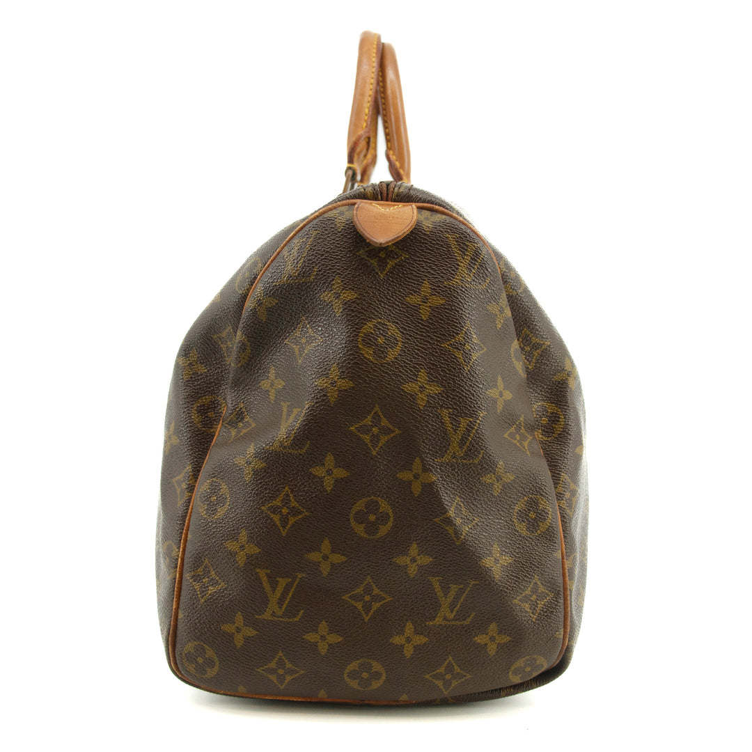 Louis Vuitton Monogram Brown Canvas Speedy 40 Handbag #3048