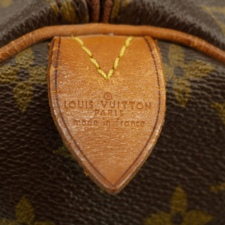 Louis Vuitton Monogram Brown Canvas Speedy 40 Handbag #3048