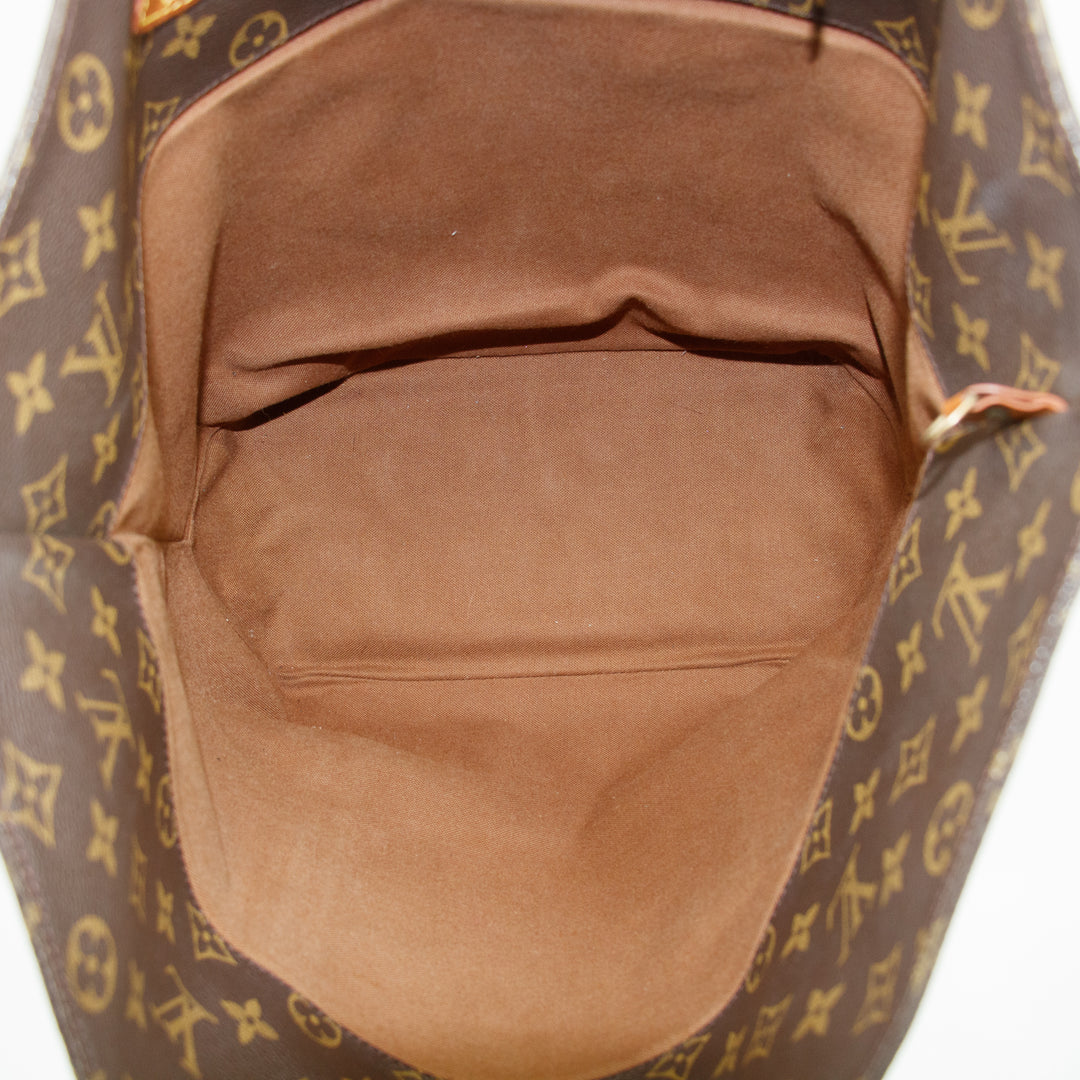 Louis Vuitton Monogram Canvas Brown Sac Shopping Tote Bag #3055