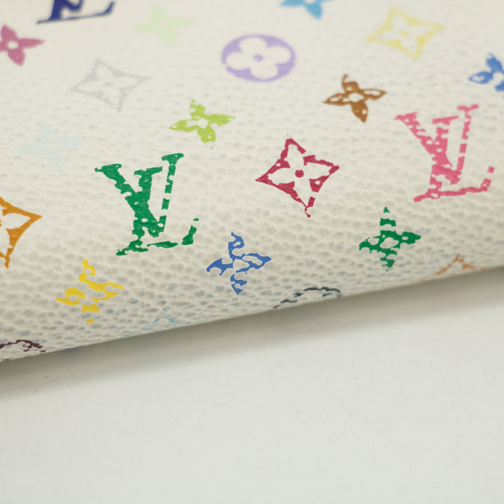 Louis Vuitton Canvas Multicolor Kisslock Wallet #3072