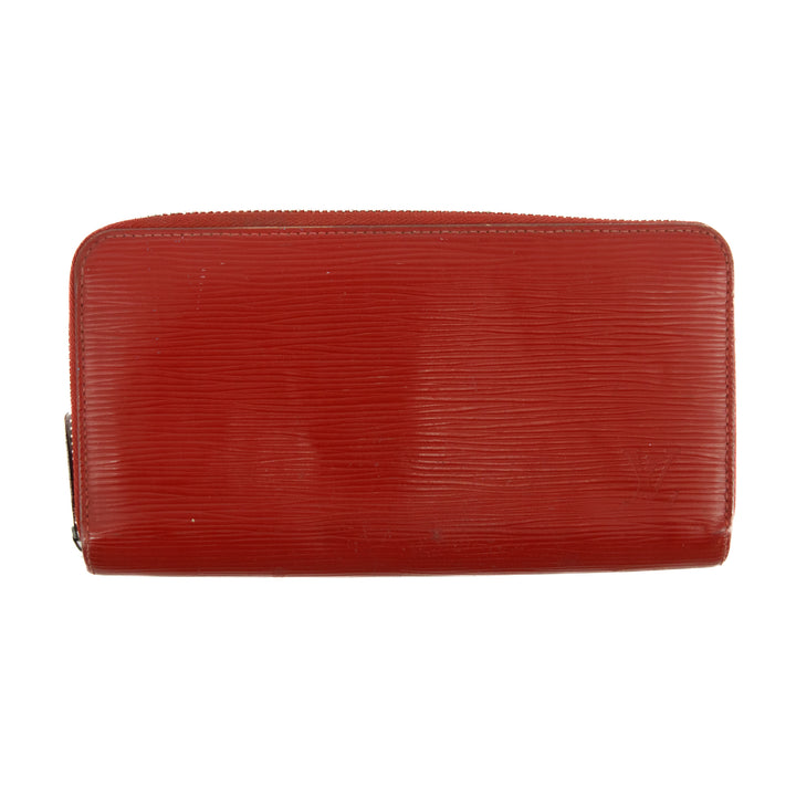 Louis Vuitton Red Epi Zippy Long Wallet  #3120