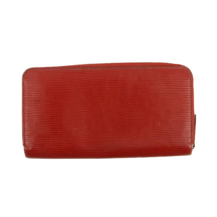 Louis Vuitton Red Epi Zippy Long Wallet  #3120