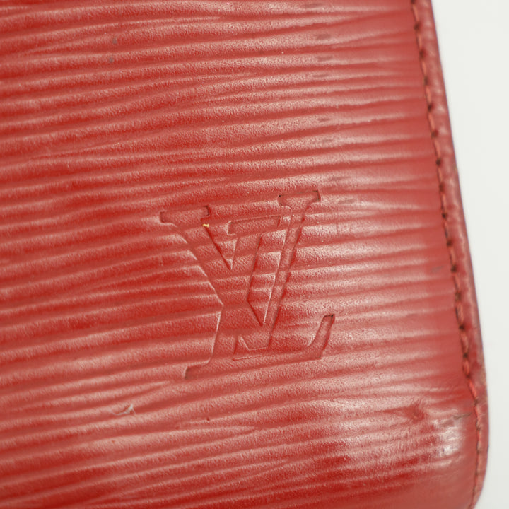 Louis Vuitton Red Epi Zippy Long Wallet  #3120