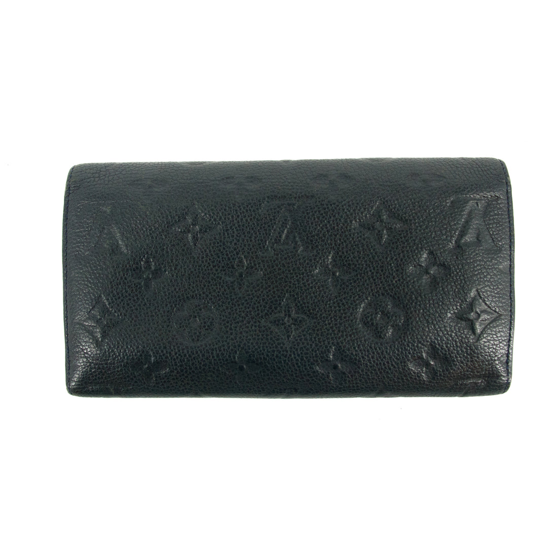 Louis Vuitton Navy Empriente Portefeuille Virtuose Wallet #3122