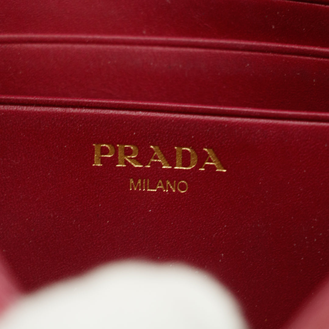 Prada Pink Envelope Vitello Move Busta Con Pattina Wallet  #3123