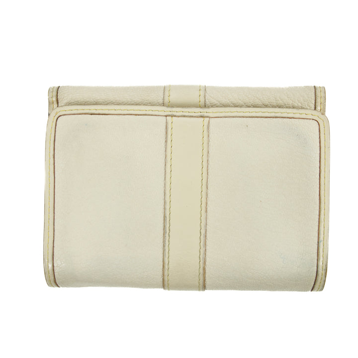 Louis Vuitton Ivory Suhali Le Somptueux Leather Trifold Wallet  #3129