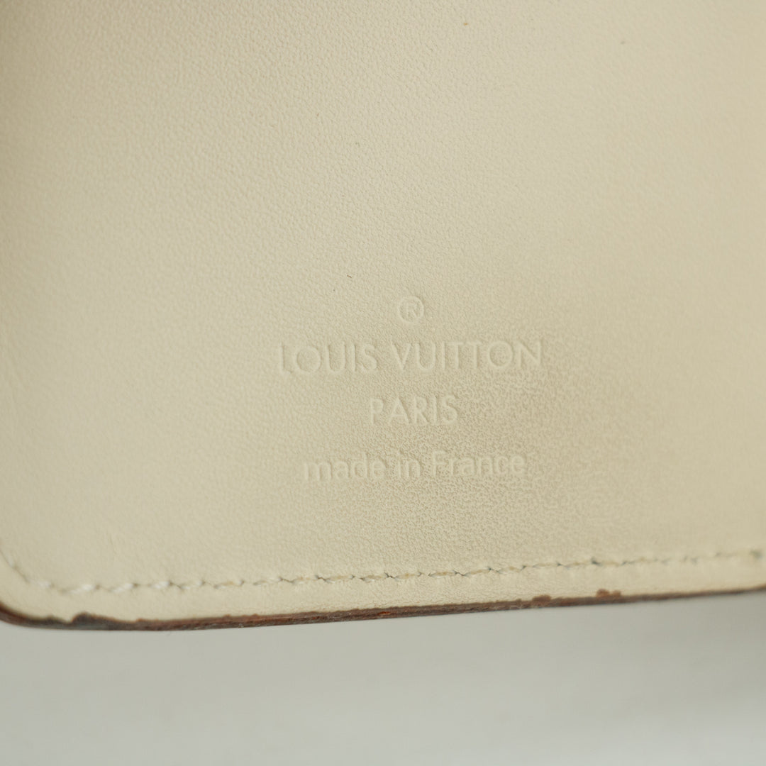 Louis Vuitton Ivory Suhali Le Somptueux Leather Trifold Wallet  #3129